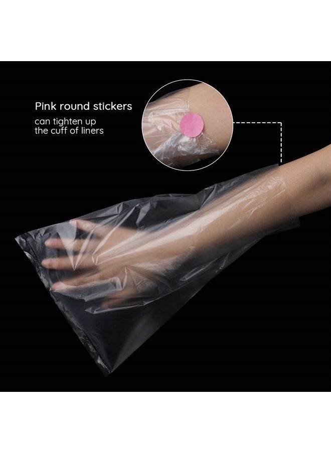Segbeauty - Paraffin Wax Bags for Hands & Feet, 300 Counts Plastic Paraffin Wax Liners, Disposable thera-py Wax Refill Sock Glove Paraffin Bath Mitt Cover for Wax treat-ment Paraffin Wax Machine - Image 1