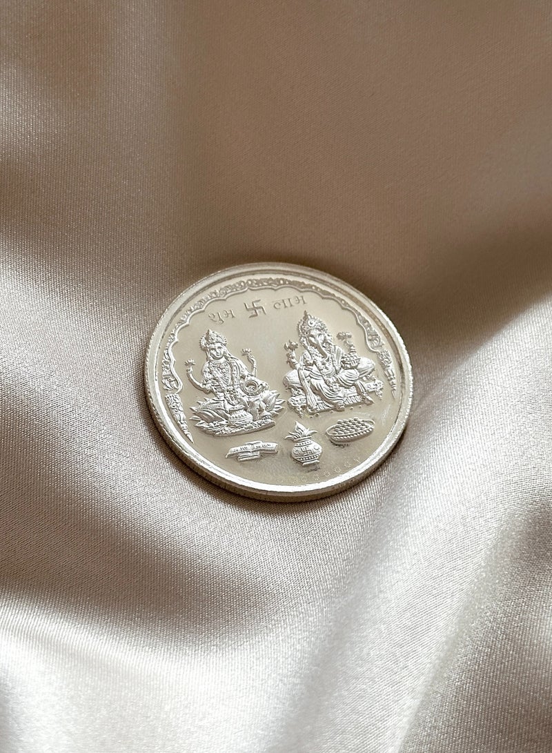 N Gopaldaas PURE 999 SILVER COIN 20 GRAM - Image 1