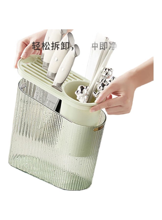 Canjiangjun Dianjiangjun Detachable Knife Rack, Kitchen Storage Shelf, Multi-Functional Organizer For Knives And Chopsticks, Light Gray - Image 1
