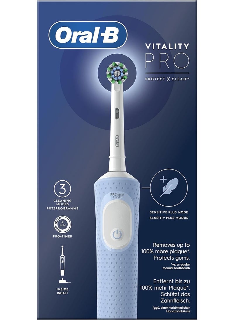 Oral-B Pro Vitality Electric Toothbrush Blue - Image 1