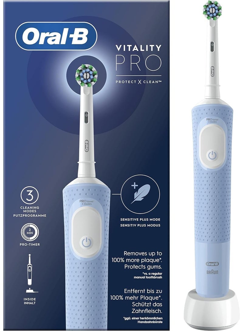 Oral-B Pro Vitality Electric Toothbrush Blue - Image 2