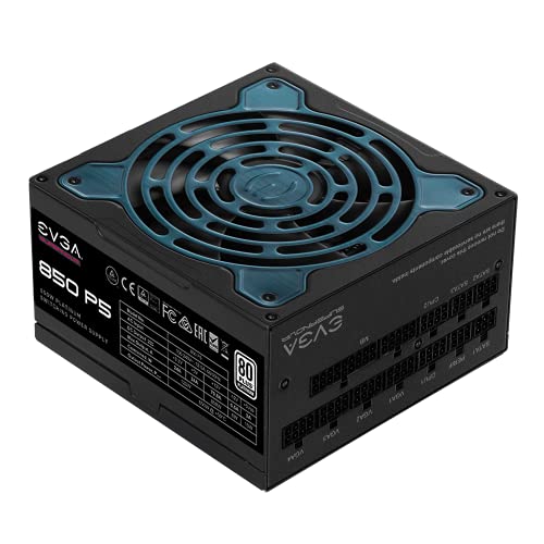 EVGA Supernova 850 P5, 80 Plus Platinum 850W, Fully Modular, Eco Mode with FDB Fan, 10 Year Warranty, Includes Power ON Self Tester, Compact 150mm Size, Power Supply 220-P5-0850-X1 - Image 4