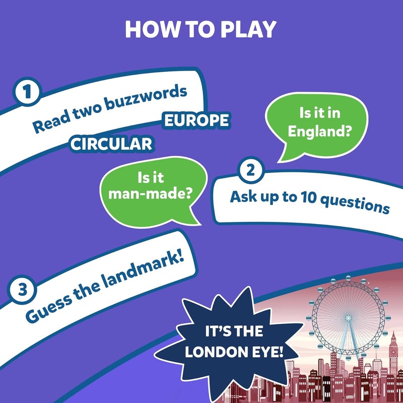 Skillmatics Guess in 10 Legendary Landmarks, Educational Travel Toys for Boys, Girls, and Kids Who Love Card Games, Board Games, Geography and History, Trivia, Gifts for Ages 8, 9, 10 and Up - Image 3
