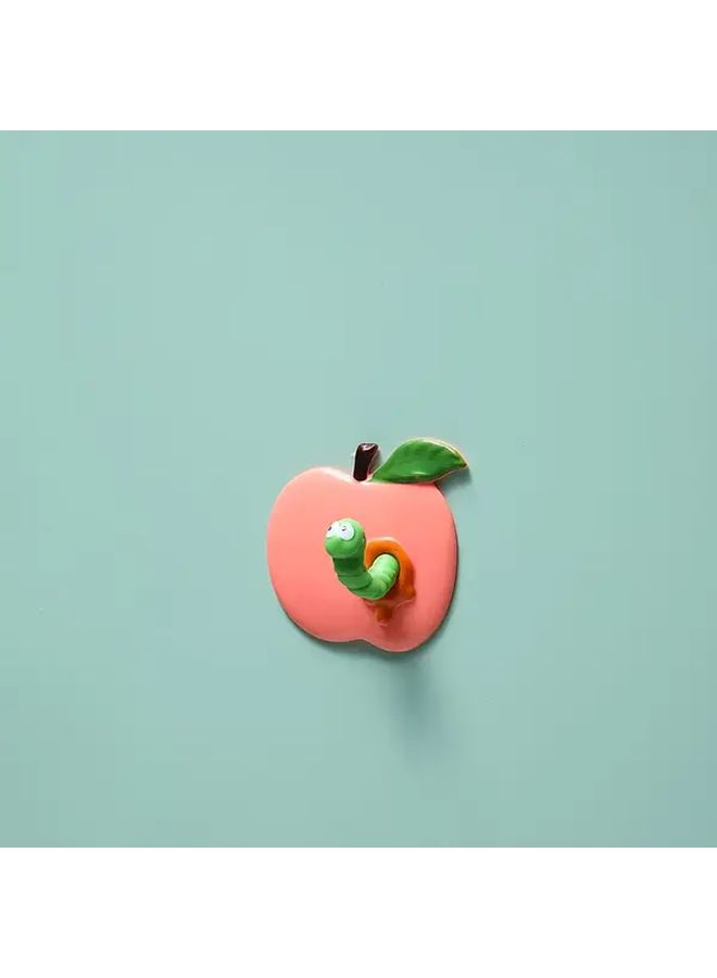 Pink No Drill Apple Hooks Traceless Durable For Kitchen Bathroom Stall - Image 5