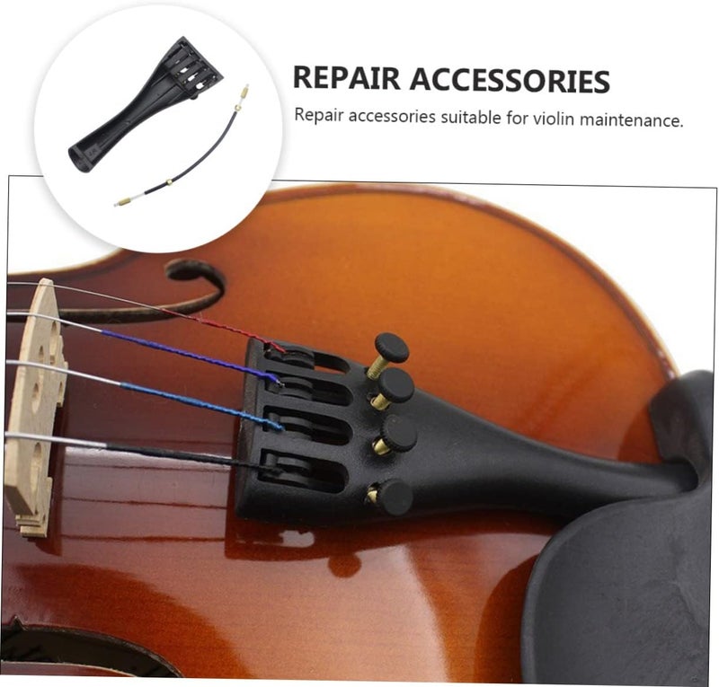 Tailpiece for Violin Aluminum Alloy Fine Tuners Easy Tuning Violin Accessories Suitable for Student and - Image 3