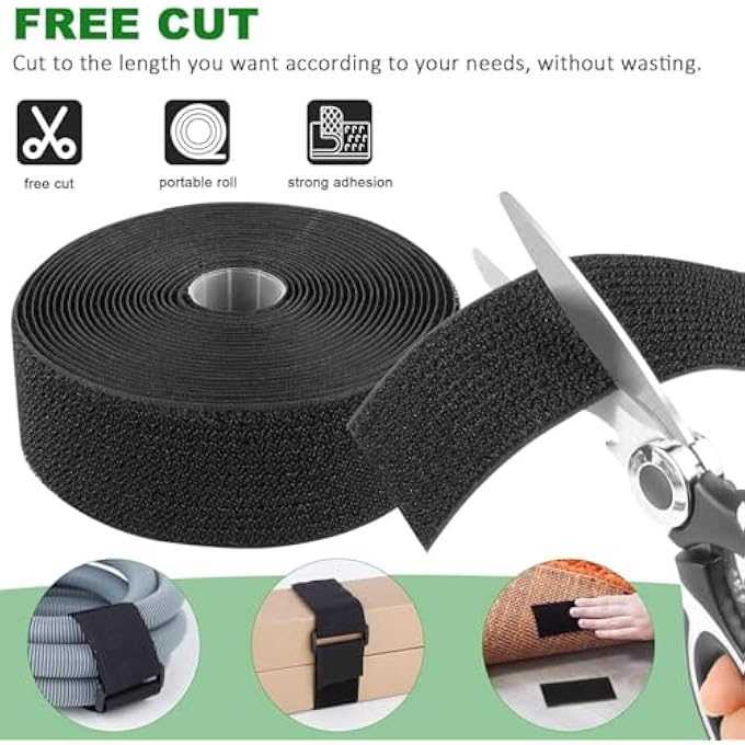 TIE DOWN STRAP 5-METER ROLL WITH 20 BUCKLES, HEAVY DUTY LASHING STRAPS FOR SECURING LUGGAGE BIKE RACK CAMPING GEAR, REUSABLE CINCH STRAPS FOR HOME TRAVEL ORGANIZATION - Image 2