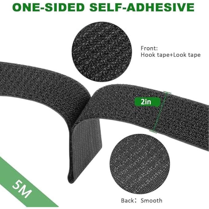 TIE DOWN STRAP 5-METER ROLL WITH 20 BUCKLES, HEAVY DUTY LASHING STRAPS FOR SECURING LUGGAGE BIKE RACK CAMPING GEAR, REUSABLE CINCH STRAPS FOR HOME TRAVEL ORGANIZATION - Image 3