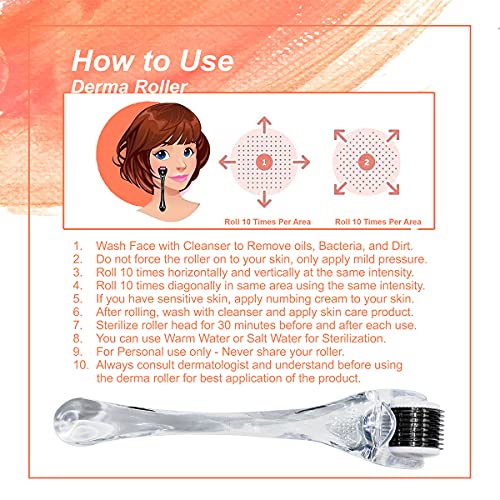 Epyz Transparant Derma Roller With 540 Titanium Alloy Needles (0.25, Black) - Image 3