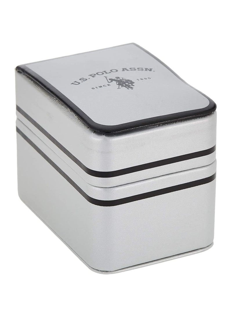 U.S. Polo Assn. ساعة كواتز للرجال، عرض تناظري وحزام نايلون - Usc57003 - Image 5