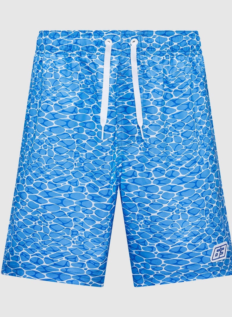 AMG Petronas Formula 1 Team Mercedes-AMG George Russell 'No Diving' Swimming Shorts - Image 3