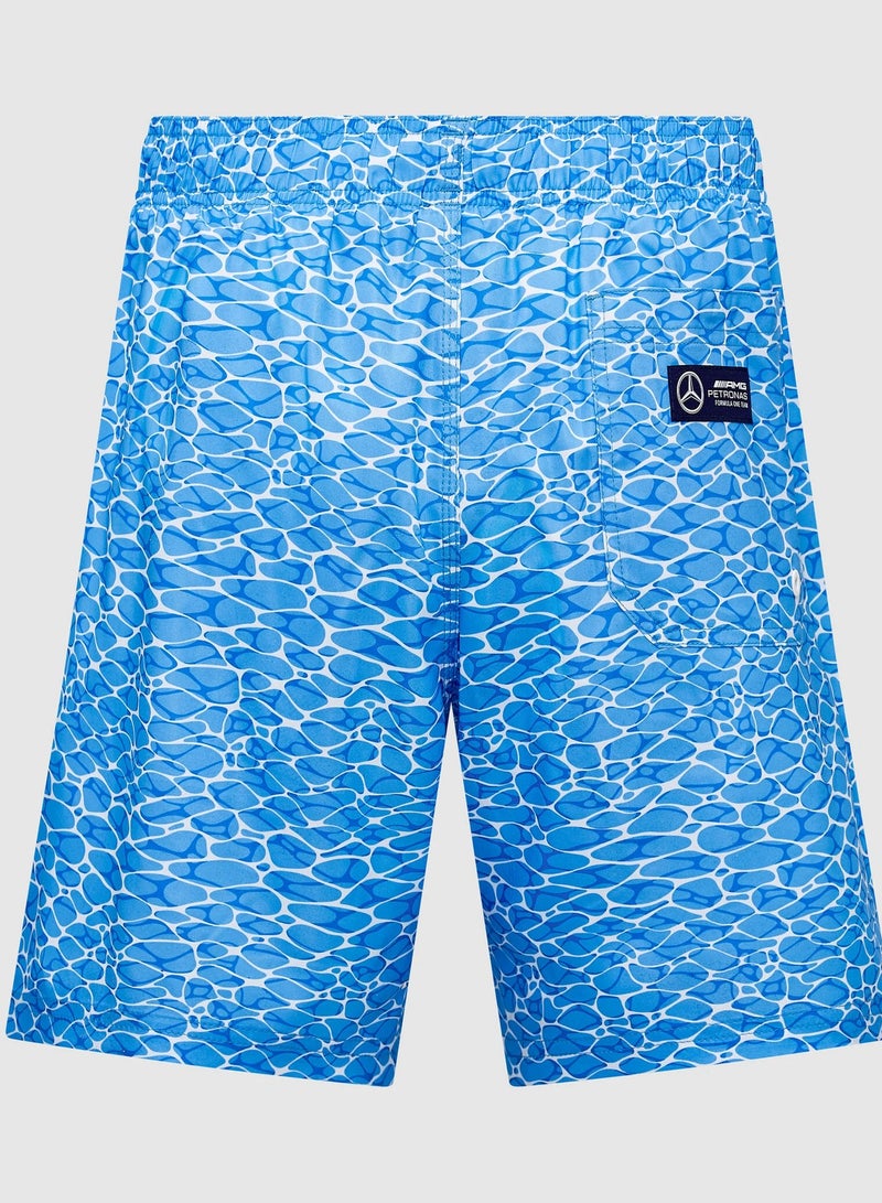 AMG Petronas Formula 1 Team Mercedes-AMG George Russell 'No Diving' Swimming Shorts - Image 4