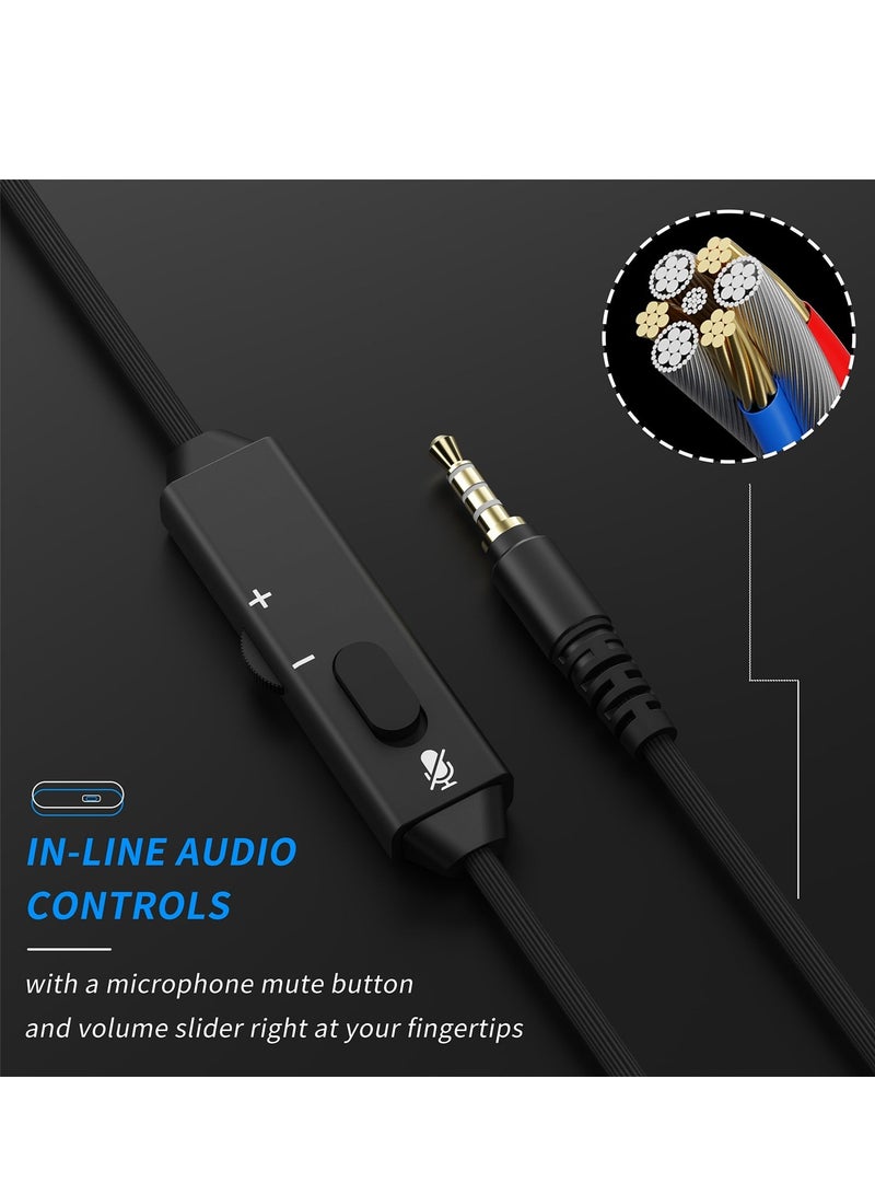 بنيون سماعة ألعاب سلكية BINNUNE BG02 مزودة بميكروفون لجهاز PS4 PS5 Xbox Series S|X PC Xbox One Switch - Image 5