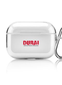 Stylizedd Classic Clear printed Case for Apple AirPods Pro 2nd Generation Thin Transparent Cover [Designed for Apple AirPods Pro 2nd Generation] - Dubai Horizon  - Image 1