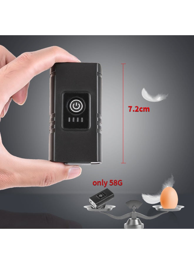 Loquat Double Lights XPE Outdoor Cycling Sports Car Lights Floodlight Spotlight Portable USB Rechargeable Bicycle Lights-Color:Z-03d-3 Abs Car Light + Usb Data Cable - Image 3