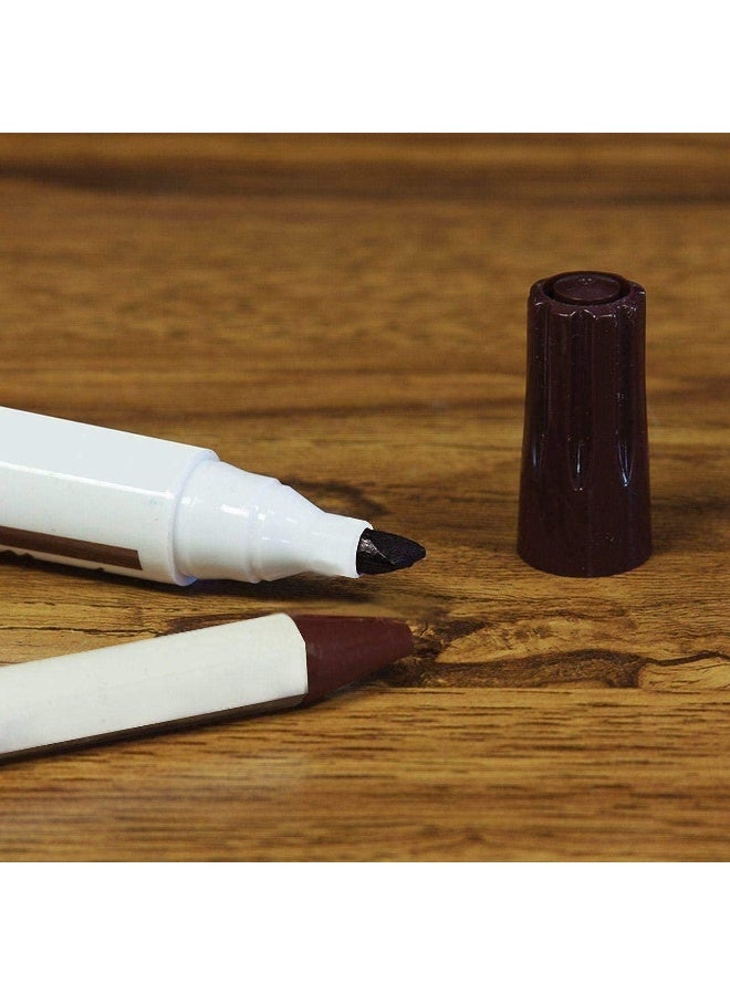 MJZ Furniture Repair Kit Wood Markers - Set of 13 - Markers and Wax Sticks with Sharpener Kit, for Stains, Scratches, Wood Floors, Tables, Desks, Carpenters, Bedposts, Touch Ups, and Cover Ups - Image 5