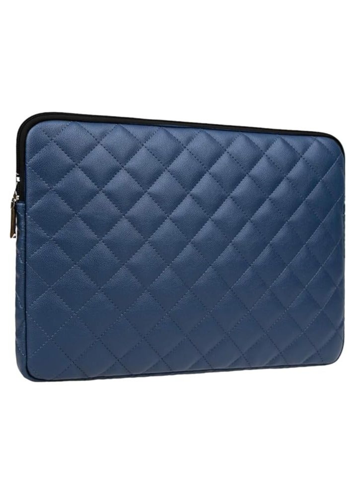 15.6-inch Laptop Sleeve, Soft Protective Zippered Sleeve Compatible with 15.6-inch Notebooks, Ultrabooks, and Chromebooks (Navy Blue)  - Image 1