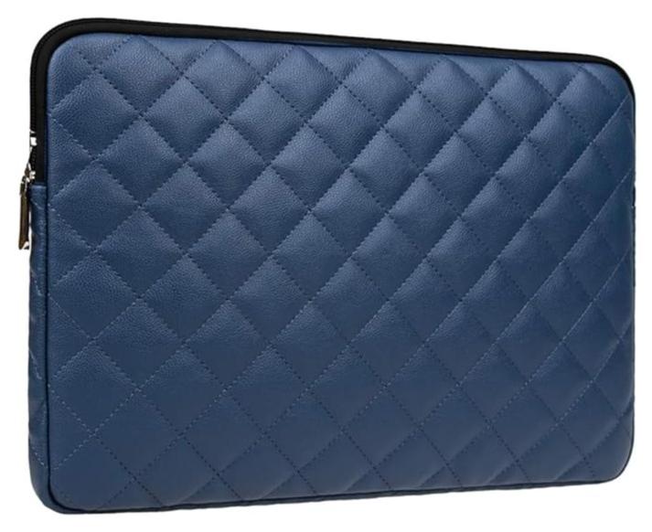 حافظة لاب توب 15.6 انش  حافظة واقية ناعمة بسوستة متوافقة مع نوت بوك 15.6 انش كمبيوتر الترا بوك كروم بوك (ازرق كحلي) - Image 1