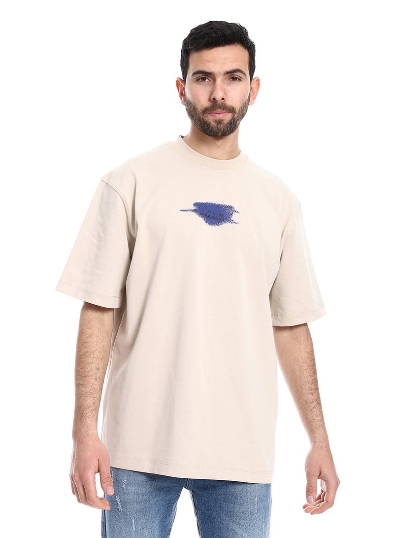 WHITE RABBIT Round Neck Printed Comfy T-Shirt  - Image 1