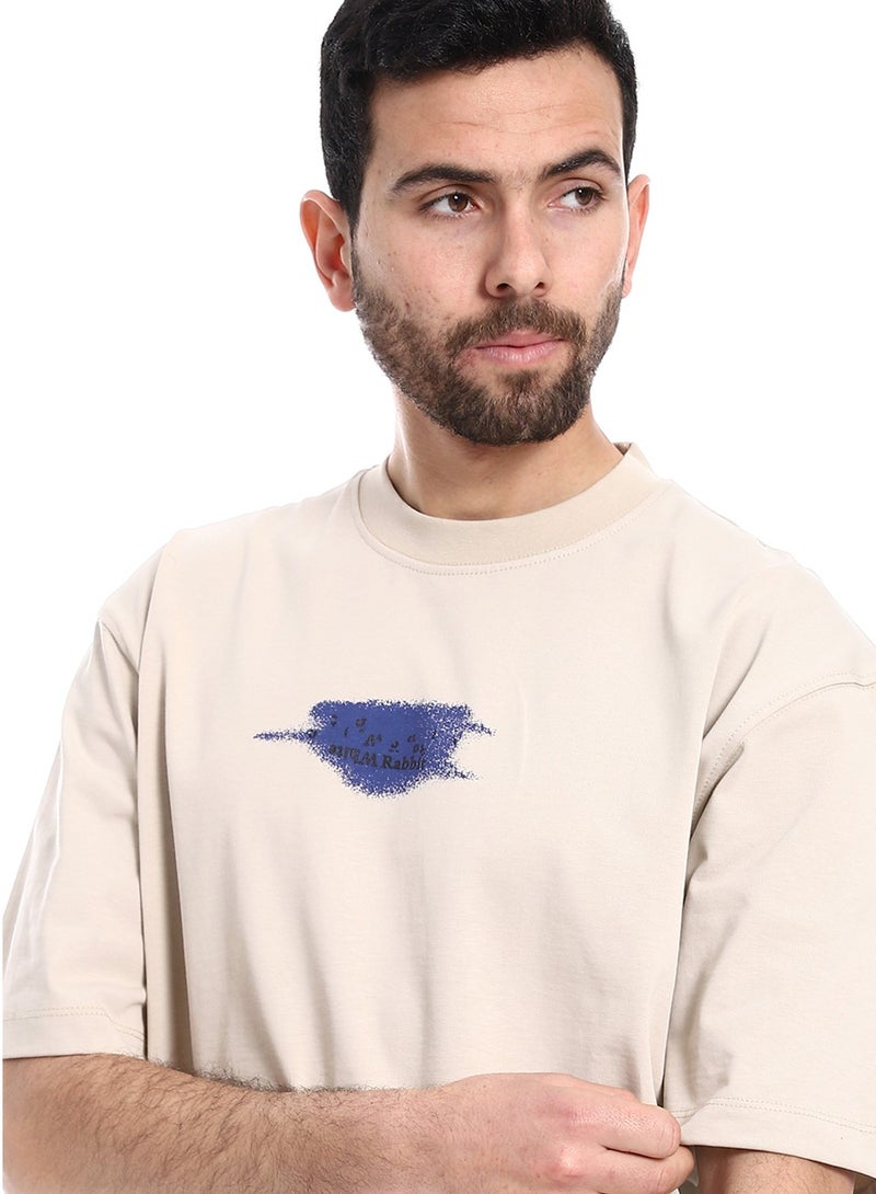 WHITE RABBIT Round Neck Printed Comfy T-Shirt  - Image 4