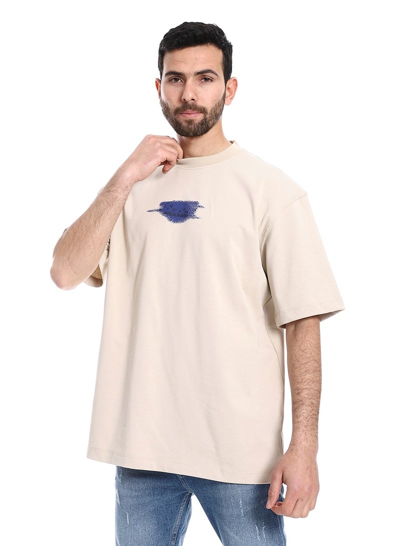 WHITE RABBIT Round Neck Printed Comfy T-Shirt  - Image 2