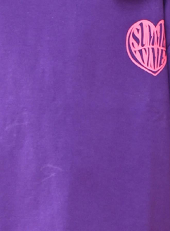 Anthrilo Mini Heart Print Round Neck T-Shirt - Image 4