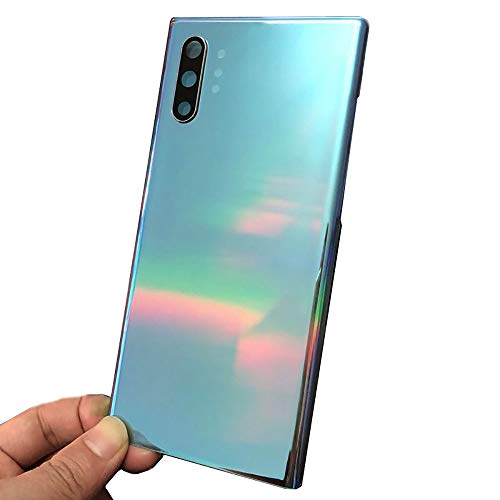 Bestdealing Galaxy Note 10 Plus Back Glass Replacement Door Panel Cover for Samsung Galaxy Note10+ 5G 6.8" N976U SM-N975F N975U Back Cover Housing with Tape Repair Part (Not for Note10) (Aura Glow) - Image 3