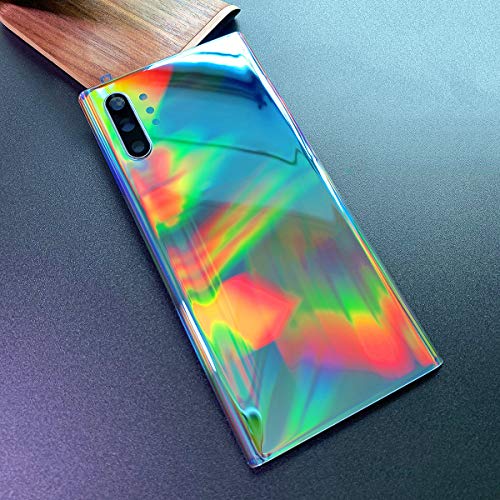 Bestdealing Galaxy Note 10 Plus Back Glass Replacement Door Panel Cover for Samsung Galaxy Note10+ 5G 6.8" N976U SM-N975F N975U Back Cover Housing with Tape Repair Part (Not for Note10) (Aura Glow) - Image 4