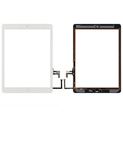 Zentop for White IPad Air 1st Generation Touch Screen Digitizer Glass Replacement Modle A1474 A1475 A1476 with Home Button,Camera Holder,Preinstalled Adhesive,Tool Kit. - Image 2