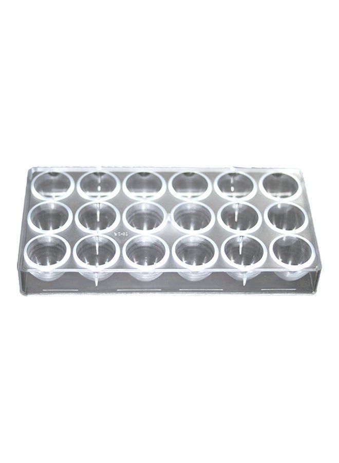 NIBEMINENT Chocolate Mold For Baking Transparent 27.5x13.5x3.5cm  - Image 1