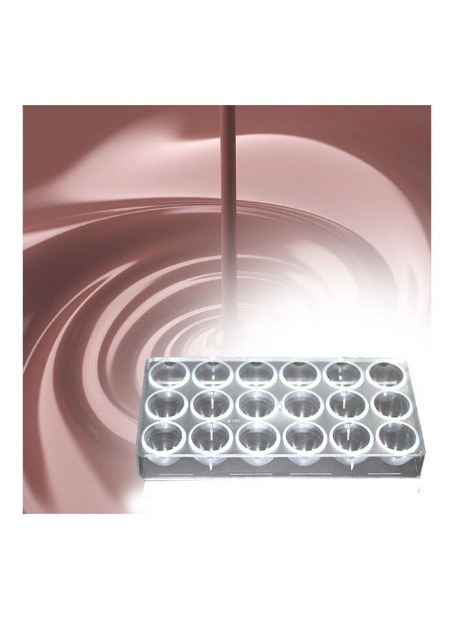 NIBEMINENT Chocolate Mold For Baking Transparent 27.5x13.5x3.5cm  - Image 2