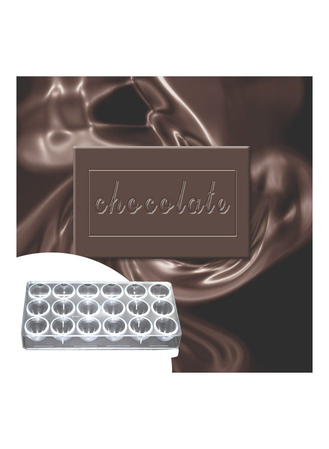 NIBEMINENT Chocolate Mold For Baking Transparent 27.5x13.5x3.5cm  - Image 3
