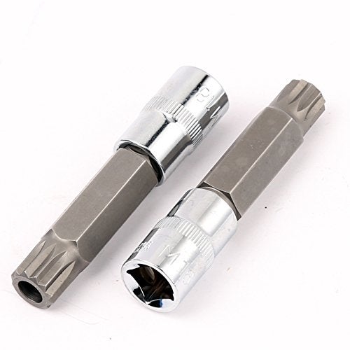 WINTOOLS 10Pcs XZN Triple Square Socket Kit Spline Socket Bit Set Long Drive Metric Bits 4-Inch Kit ¼“ ⅜” and ½” Drive Ratchets - Image 5