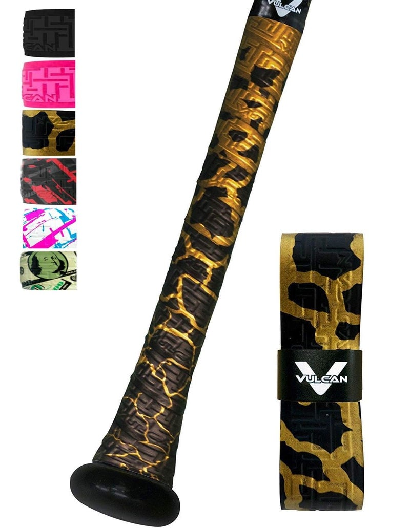 Vulcan | 1.75mm Bat Grip | Baseball/Softball | Breaking Gold - Image 1