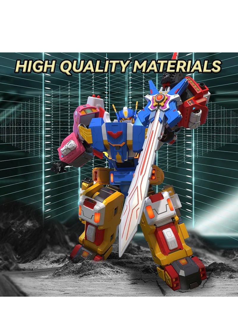 5-in-1 Transforming Vehicles Playset with Motorcycles Planes and Go-Karts STEM Toy for Kids Perfect Birthday Gift for Boys and Girls 6 Years Old - Image 4