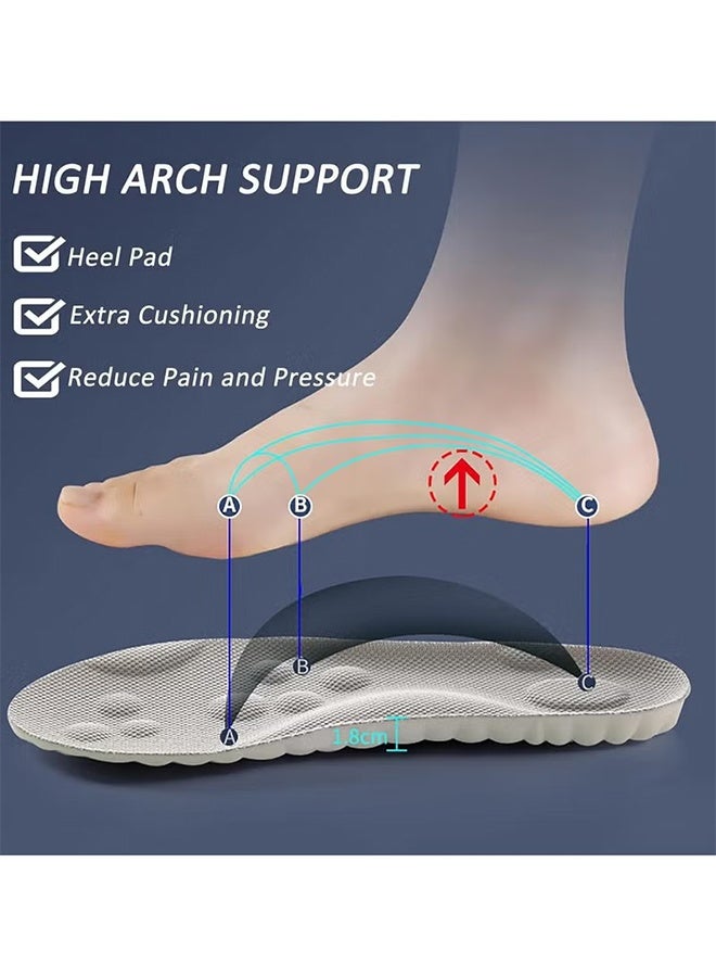 Happy D 4D Cloud Insoles - Anti-Fatigue, Shock Absorption, Foot Pain Relief - Women's Step Insoles - U-Shaped Memory Foam Insoles 1 Pair - Image 5