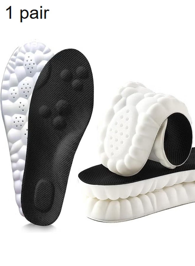 Happy D 4D Cloud Insoles - Anti-Fatigue, Shock Absorption, Foot Pain Relief - Women's Step Insoles - U-Shaped Memory Foam Insoles 1 Pair - Image 1