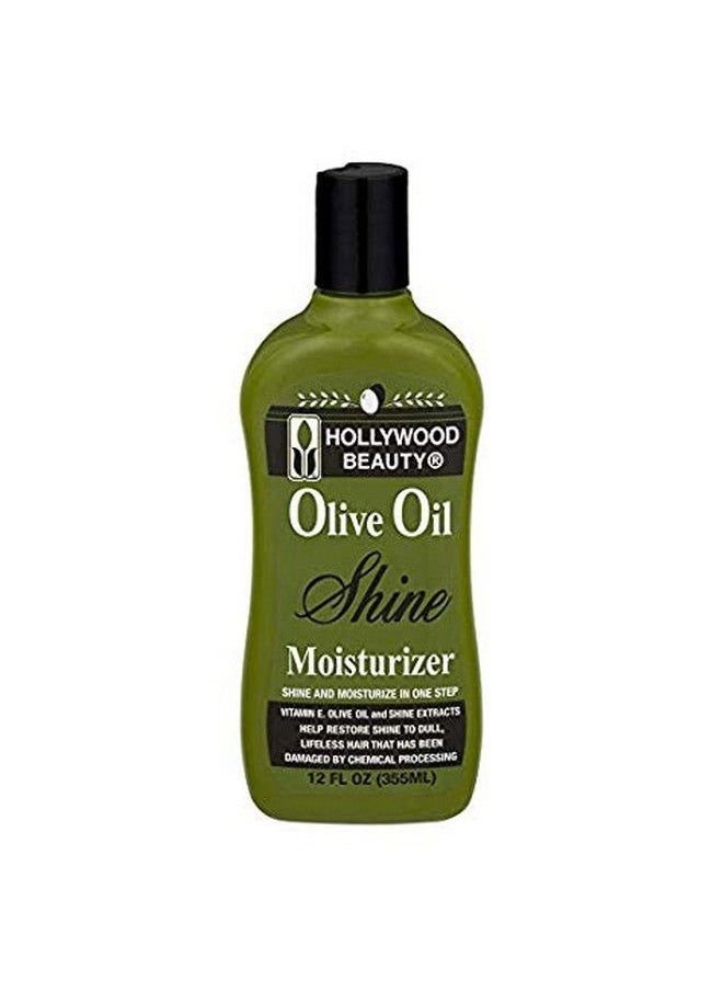 Hollywood Beauty Oil Olive Shine Moisturizer White 2 Fl Oz  - Image 2