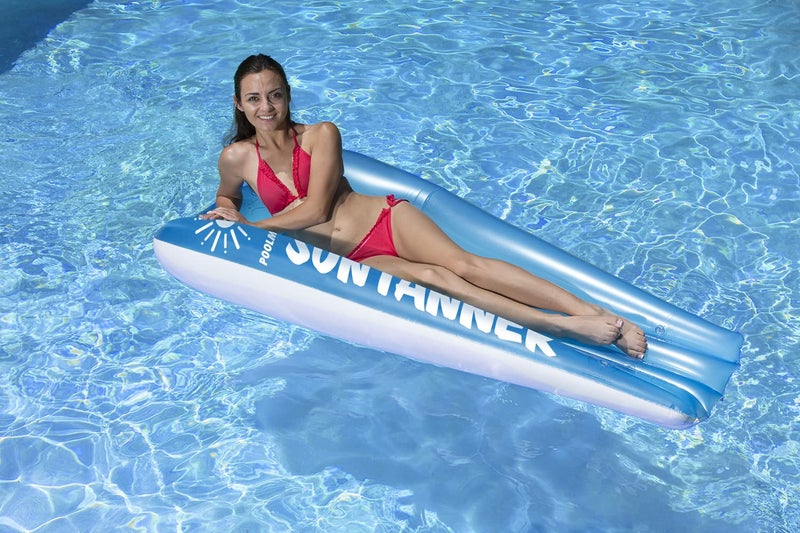 Poolmaster Suntanner Inflatable Swimming Pool Float Mattress, Surprise Color - Image 3