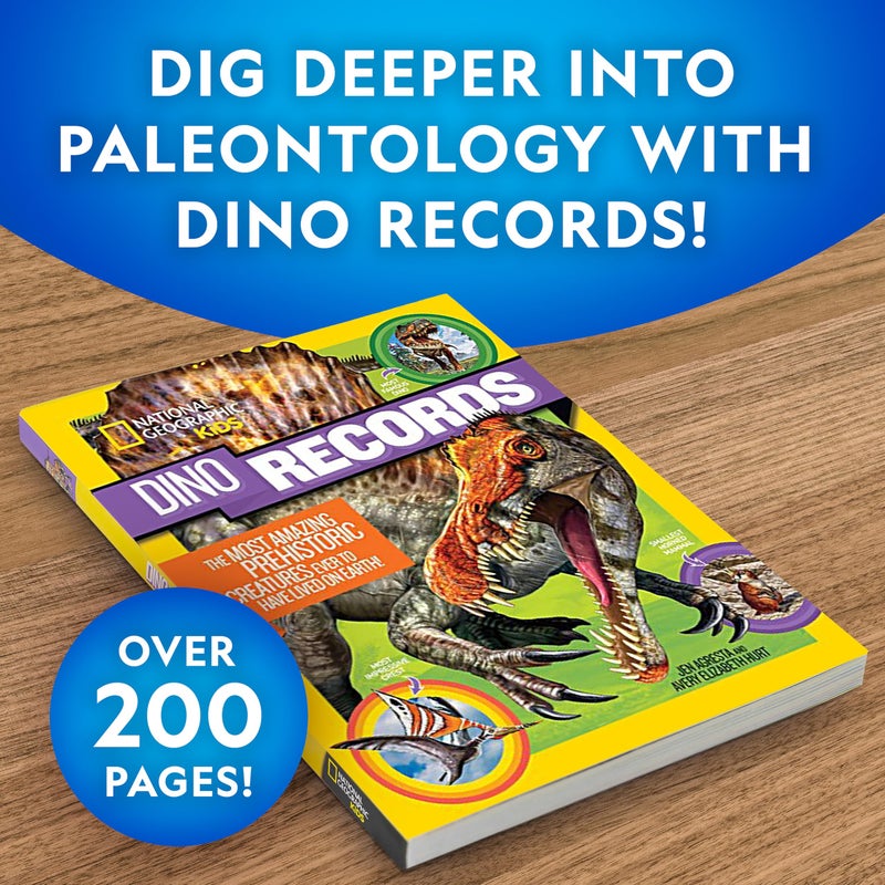 Blue Marble NATIONAL GEOGRAPHIC Dino Fossil Dig Kit & Dinosaur Book for Kids- Excavate a Replica Dinosaur Tooth Fossil and Study Paleontology with a Full-Color Dinosaur Activity Book for Kids (Amazon Exclusive) - Image 3