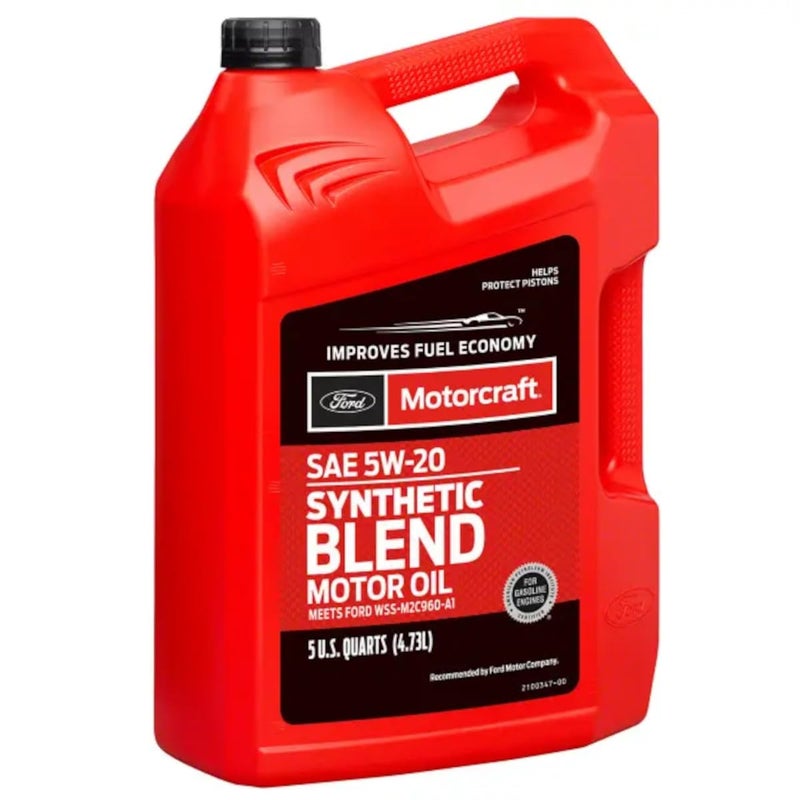 Ford Motorcraft SAE 5W-20 Synthetic Blend Motor Oil - XO-5W20-5Q3SP - 5 Quart Jug (For Select Models and Years of Ford, Lincoln, and Mercury Vehicles) - Image 2