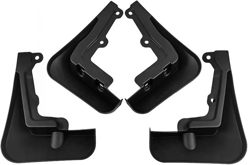 حاجبات الطين لسيارة كيا EV6، 4 قطع، سوداء، أمامية وخلفية، لموديلات 2022 و2023 - Image 1