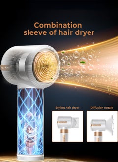 Joshberg 7 in 1 Hair Styler Brush & Hair Dryer, Hair Curler,Hot Air Brush Set,110000 RPM High Speed Multi Styler Hair Straightener,Automatic Curling hair for Fast Drying Curling Volumizing Straightening  - Image 5
