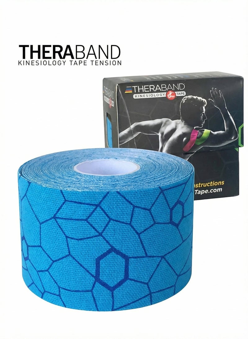 ثيرا باند لاصق "ثيراباند كينيسيولوجي" (Theraband Kinesiology Tape)، وهو شريط طبي رياضي يستخدم لدعم العضلات والمفاصل وتخفيف الألم وعلاج الإصابات الرياضية - Image 2