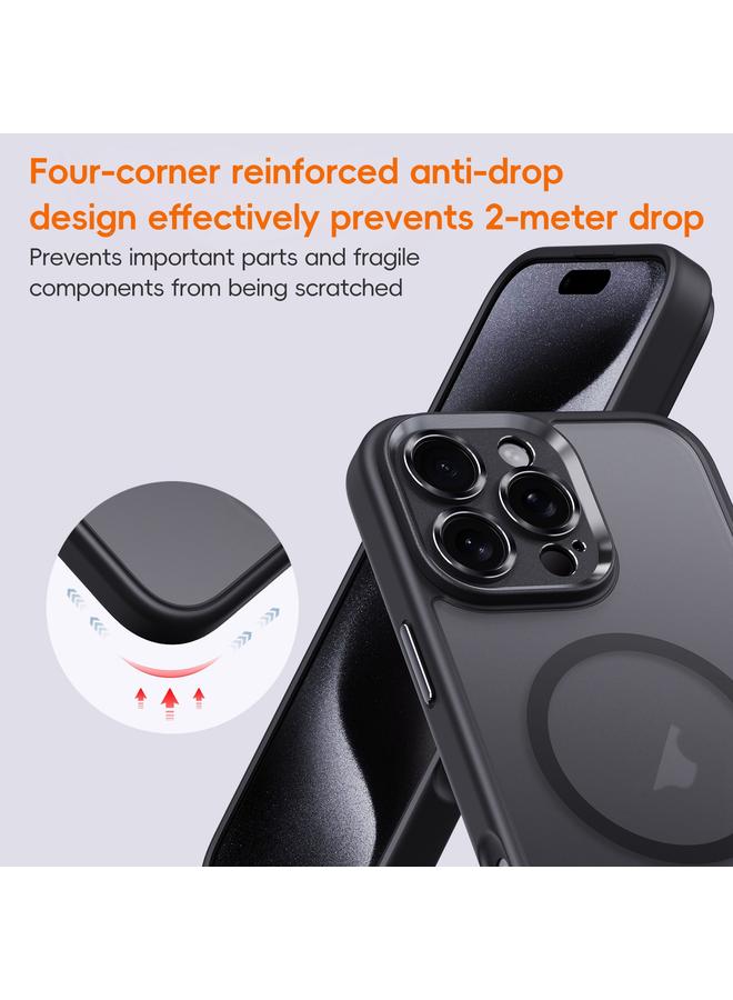 S-TOP Case For iPhone 16 Pro Fine Hole Frosted MagSafe Magnetic Phone Case - Image 4