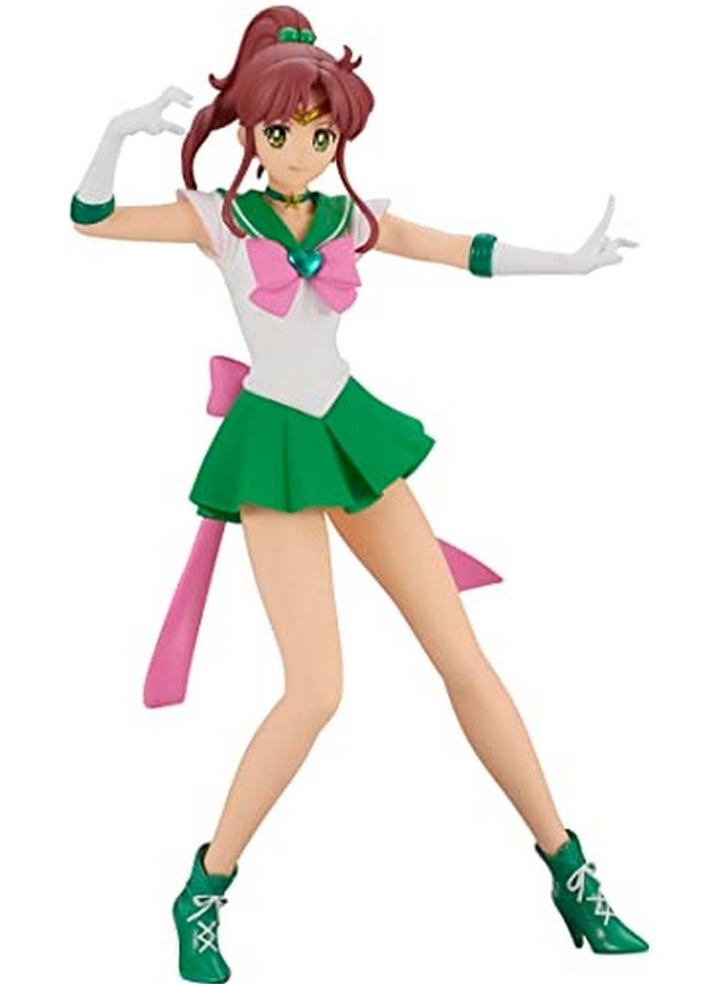 Banpresto - Pretty Guardian Sailor Moon Eternal The Movie Glitter & Glamours Super Sailor Jupiter (Version A) Statue - Image 1