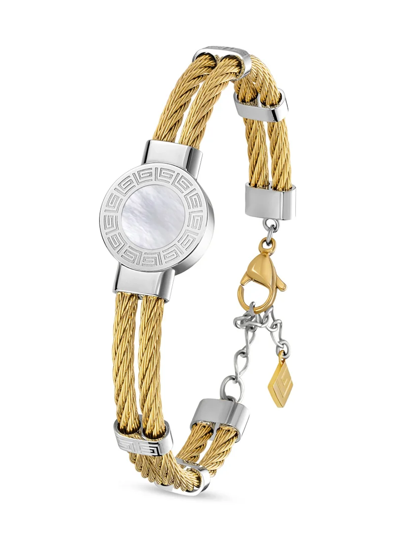غاي لاروش Victoria Layered Gold Plated Bracelet for Women