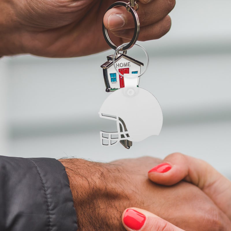 40pcs Sublimation Keychain Blanks Blank Charm Key Crafting Keychain Sublimation Blanks - Image 5