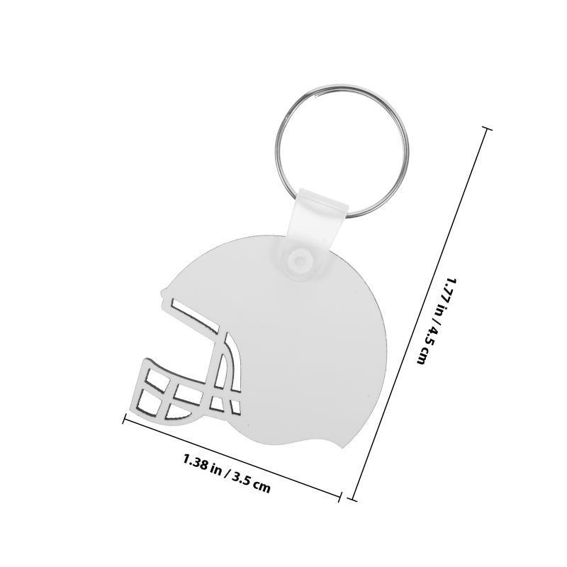 40pcs Sublimation Keychain Blanks Blank Charm Key Crafting Keychain Sublimation Blanks - Image 2
