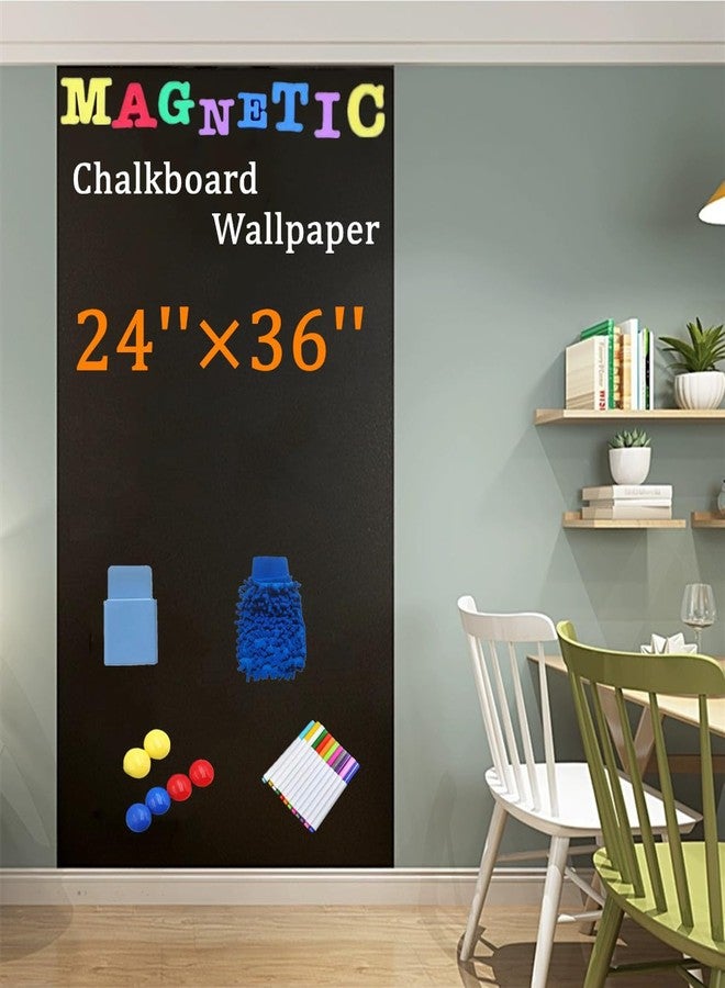 TAKSDAI Magnetic Chalkboard Contact Paper for Wall (24" x 36") - Image 1