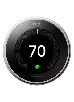 Nest 3rd Generation learning programmable Thermostat Polished Steel T3019US  - Image 1